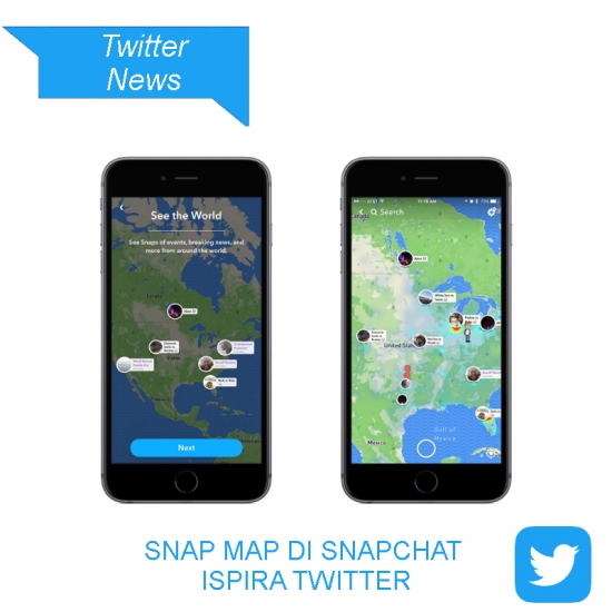 Twitter sperimenta lo Snap Map